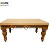 Bàn sofa gỗ sồi tự nhiên chân tiện BSF-11SM