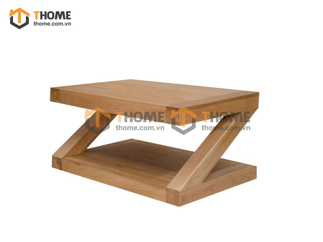 Bàn sofa gỗ sồi tự nhiên chữ Z BSF-06SM