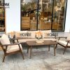 Bàn sofa gỗ sồi tự nhiên Cogo 1 tầng BSFMG-05SN