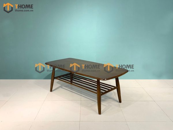 Bàn sofa gỗ sồi tự nhiên Cogo 2 tầng BSFMG-06SN