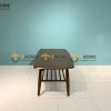 Bàn sofa gỗ sồi tự nhiên Cogo 2 tầng BSFMG-06SN