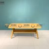 Bàn sofa gỗ sồi tự nhiên Cogo 2 tầng BSFMG-06SN