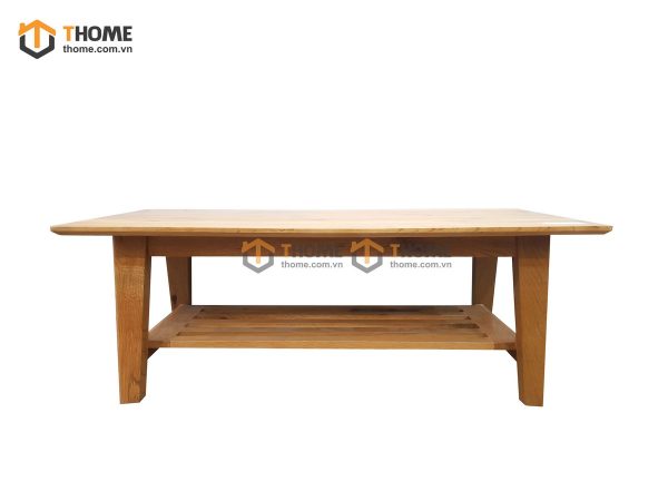 Bàn sofa gỗ sồi tự nhiên Como 2 tầng BSF-08SM