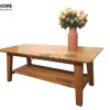Bàn sofa gỗ sồi tự nhiên Como 2 tầng BSF-08SM