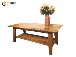 Bàn sofa gỗ sồi tự nhiên Como 2 tầng BSF-08SM
