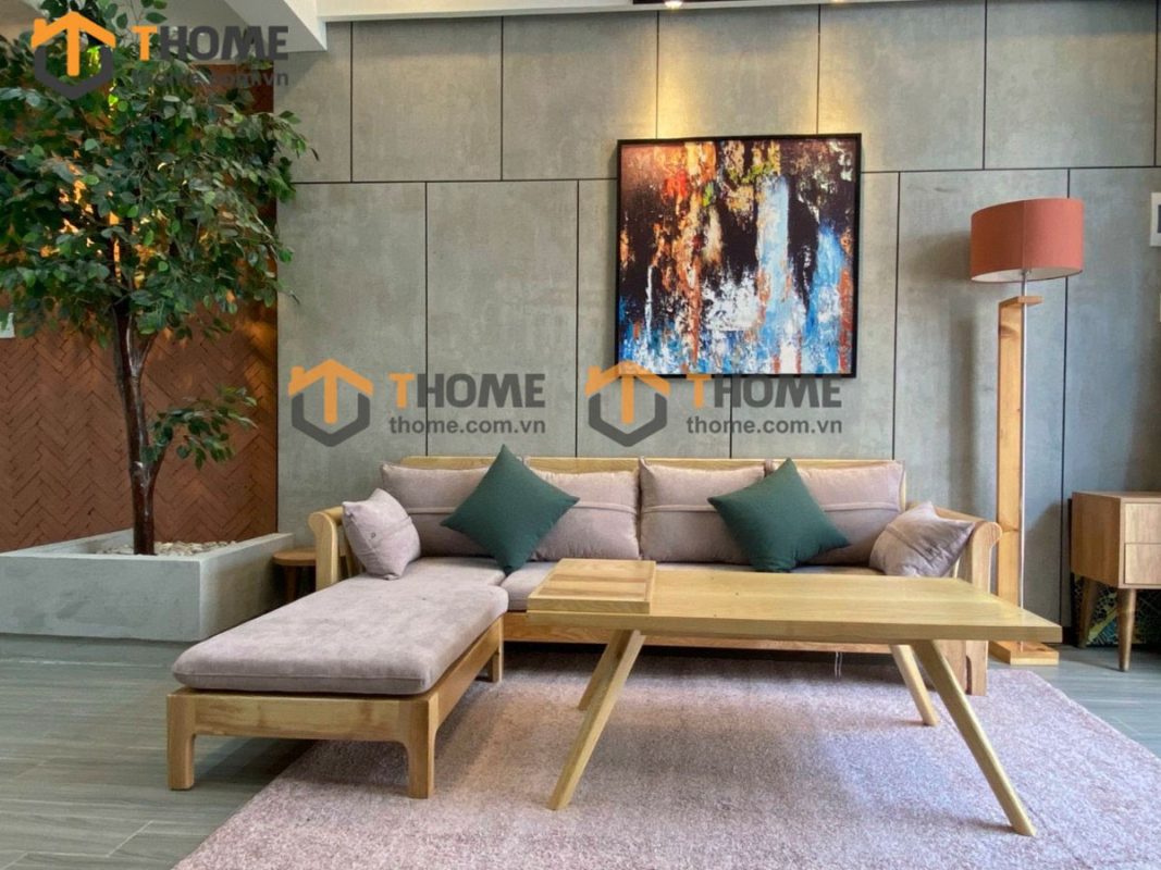 Bàn sofa gỗ sồi tự nhiên Fly BSFMG-07SN