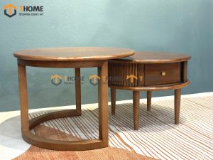 Bàn sofa gỗ sồi tự nhiên lan sọc mẹ bồng con BSFMG-29SN