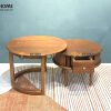 Bàn sofa gỗ sồi tự nhiên lan sọc mẹ bồng con BSFMG-29SN