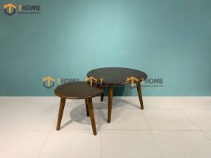 Bàn sofa gỗ sồi tự nhiên mẹ bồng con BSFMG-03SN