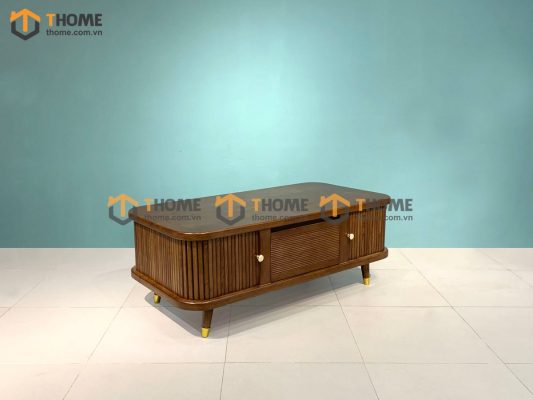 Bàn sofa gỗ sồi tự nhiên Nova lan sọc BSFMG-11SN