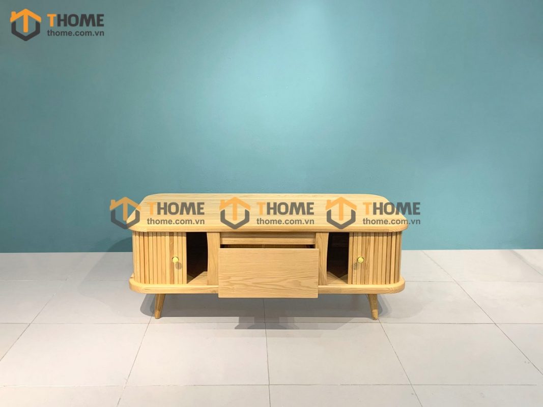 Bàn sofa gỗ sồi tự nhiên Nova lan sọc BSFMG-11SN