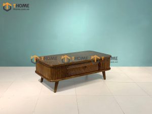 Bàn sofa gỗ sồi tự nhiên Nova lan sọc thấp BSFMG-09SN