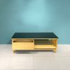 Bàn sofa gỗ sồi tự nhiên Polo lan sọc 1 hộc keo BSFMG-08SN