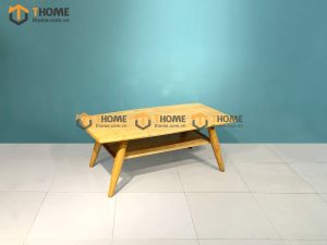 Bàn sofa gỗ sồi tự nhiên Sunrise 2 tầng BSFMG-15SN