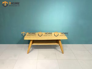 Bàn sofa gỗ sồi tự nhiên Sunrise 2 tầng BSFMG-15SN