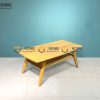 Bàn sofa gỗ sồi tự nhiên Sunrise 2 tầng BSFMG-15SN