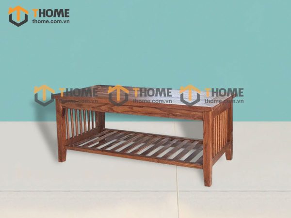 Bàn sofa gỗ sồi tự nhiên sọc hông BSFMG-04SN
