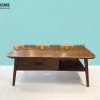Bàn sofa gỗ sồi tự nhiên 1 hộc kéo Merci BSFMG-25SN