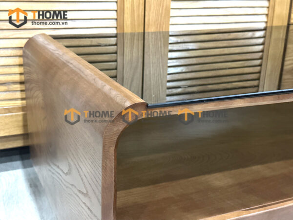 Bàn Sofa Gỗ Sồi Tự Nhiên 2 Hộc Kéo BSFMG-26SN