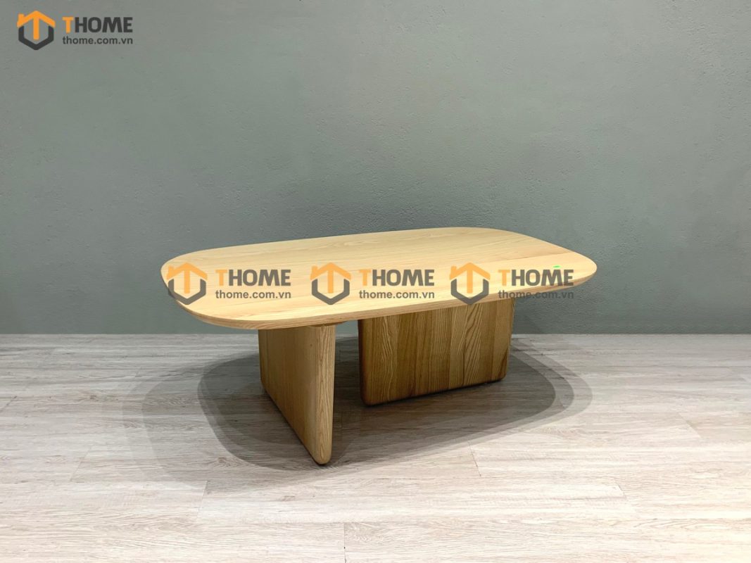 Bàn sofa gỗ sồi tự nhiên mặt xoài Movado BSFMG-23SN