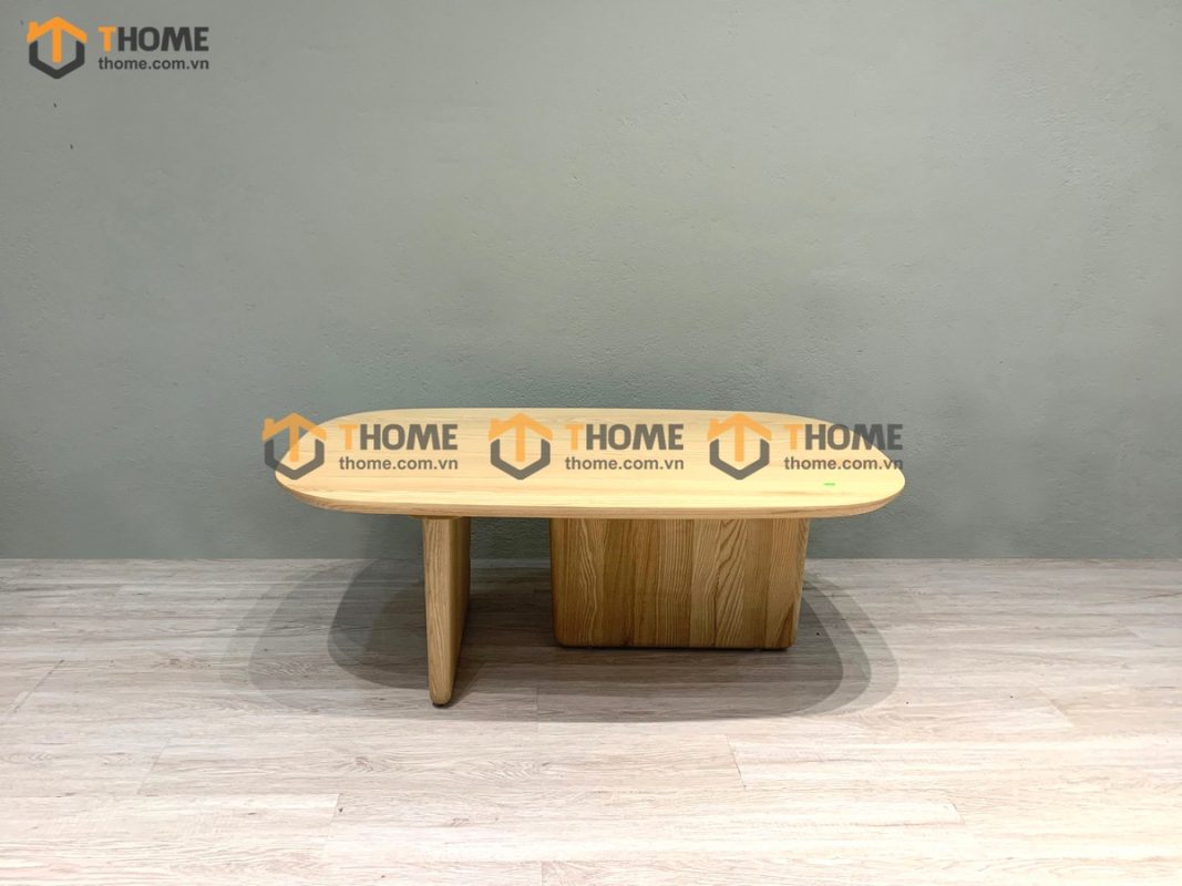 Bàn sofa gỗ sồi tự nhiên mặt xoài Movado BSFMG-23SN