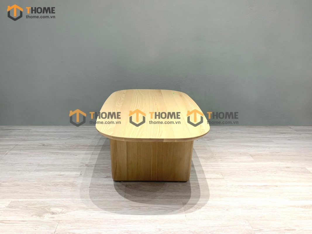 Bàn sofa gỗ sồi tự nhiên mặt xoài Movado BSFMG-23SN