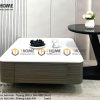 Bàn sofa nhập khẩu mặt đá hình vuông mẹ bồng con BSF-08NK