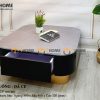 Bàn sofa nhập khẩu mặt đá hình vuông kín chân BSF-02NK