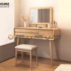 Bàn trang điểm gỗ sồi tự nhiên Cogo BTD-06SN