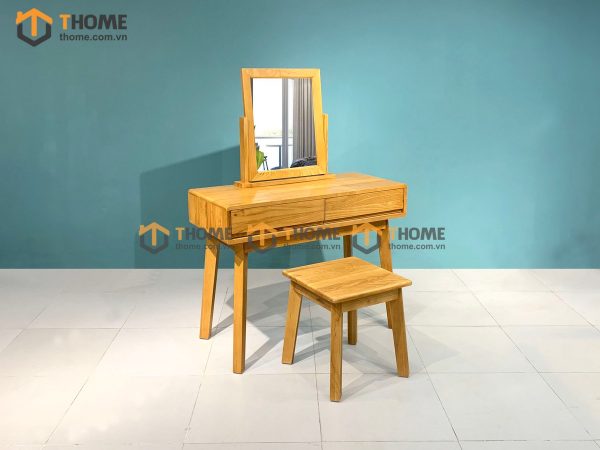 Bàn trang điểm gỗ sồi tự nhiên Como BTD-06SM