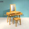 Bàn trang điểm gỗ sồi tự nhiên Como BTD-06SM