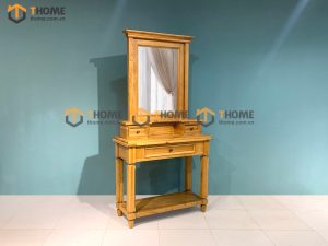 Bàn trang điểm gỗ sồi tự nhiên đứng BTD-16SM