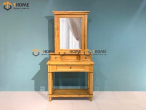 Bàn trang điểm gỗ sồi tự nhiên đứng BTD-16SM