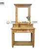 Bàn trang điểm gỗ sồi tự nhiên đứng BTD-16SM