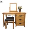 Bàn trang điểm gỗ sồi tự nhiên Harris BTD-04SM