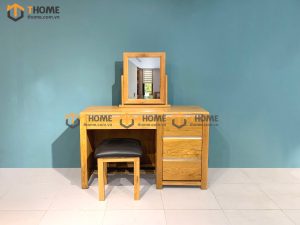Bàn trang điểm gỗ sồi tự nhiên Lakada BTD-02SM