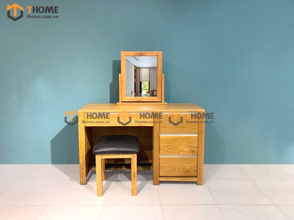 Bàn trang điểm gỗ sồi tự nhiên Lakada BTD-02SM