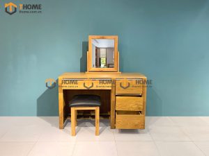 Bàn trang điểm gỗ sồi tự nhiên Lakada BTD-02SM