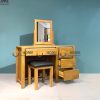 Bàn trang điểm gỗ sồi tự nhiên Lakada BTD-02SM