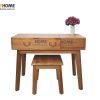 Bàn trang điểm gỗ sồi tự nhiên lật Como BTD-17SM