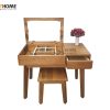 Bàn trang điểm gỗ sồi tự nhiên lật Como BTD-17SM