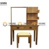 Bàn trang điểm gỗ sồi tự nhiên liên hợp kiểu 02 BTD-10SM