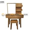Bàn trang điểm gỗ sồi tự nhiên liên hợp kiểu 03 BTD-11SM