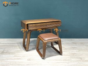 Bàn trang điểm gỗ sồi tự nhiên Luxury BTD-03SN