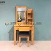 Bàn trang điểm gỗ sồi tự nhiên Sala BTD-20SM