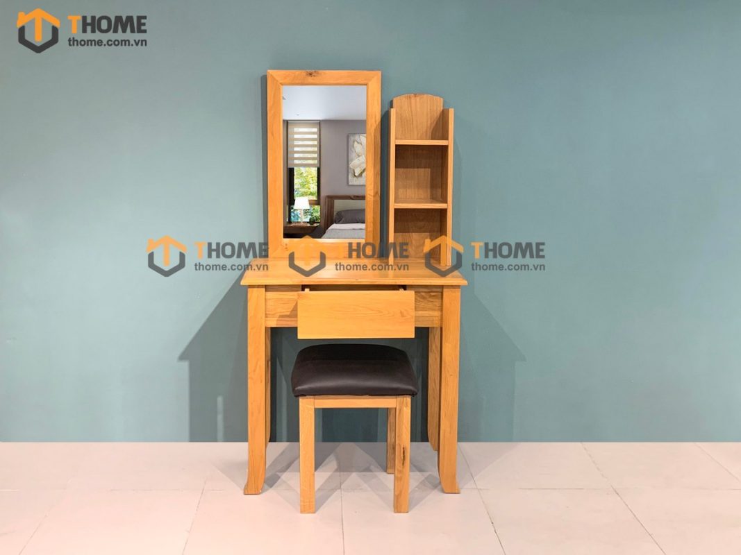 Bàn trang điểm gỗ sồi tự nhiên Sala BTD-20SM