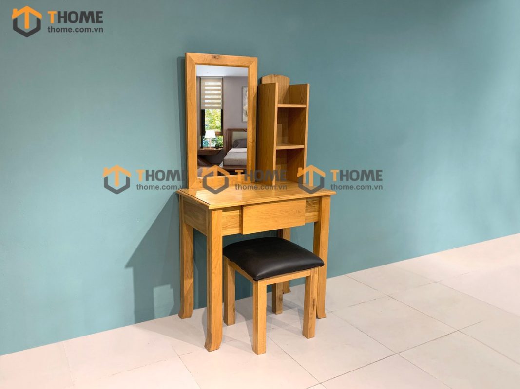 Bàn trang điểm gỗ sồi tự nhiên Sala BTD-20SM