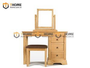 Bàn trang điểm gỗ sồi tự nhiên Tuscany BTD-05SM