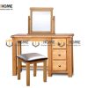 Bàn trang điểm gỗ sồi tự nhiên Woodstock màu tự nhiên 01BTD-14SM