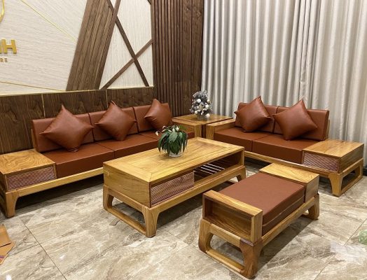 Bí quyết lựa chọn sofa gỗ hợp phong thủy cho người mệnh Hỏa
